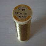 Metallic Thread Fil Au Chinois 40 Gold 102